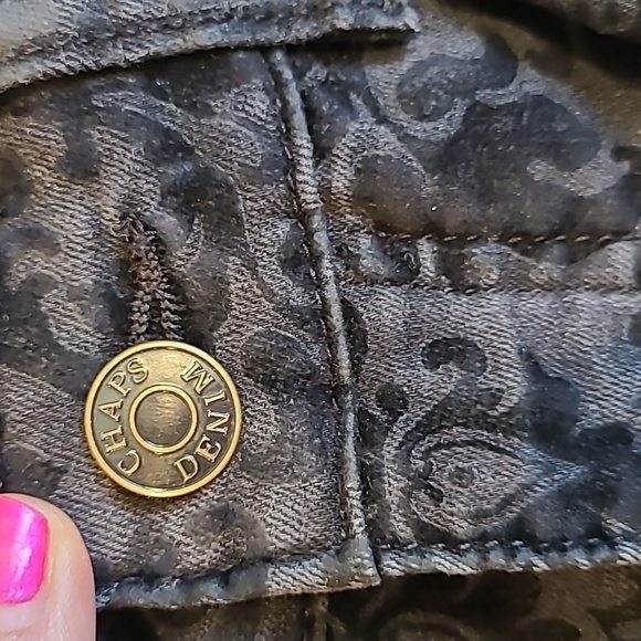 Chaps Damask velvet design Jeans​ - Picture 5 of 8